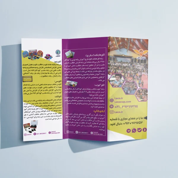 بروشور سه لت محصولات لکو